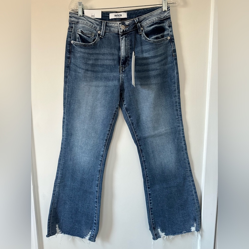 Mica High Rise Ankle Flare Jeans Size 9